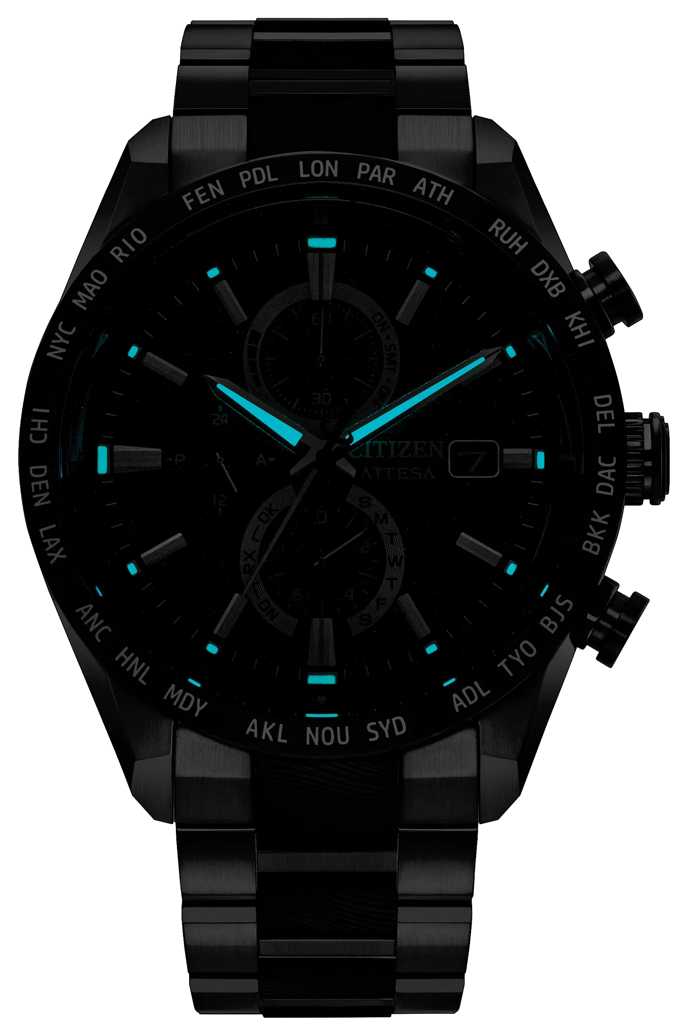 ATTESA Mandalorian Beskar Black Dial Super Titanium with DLC